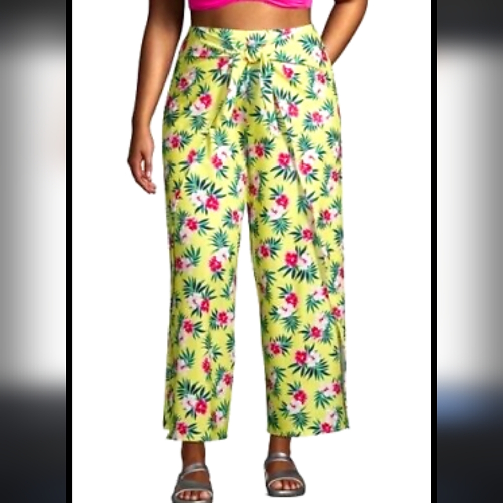 Land's End Swim Pants w/UPF 50 Split Side, Very Cute size M 10-12